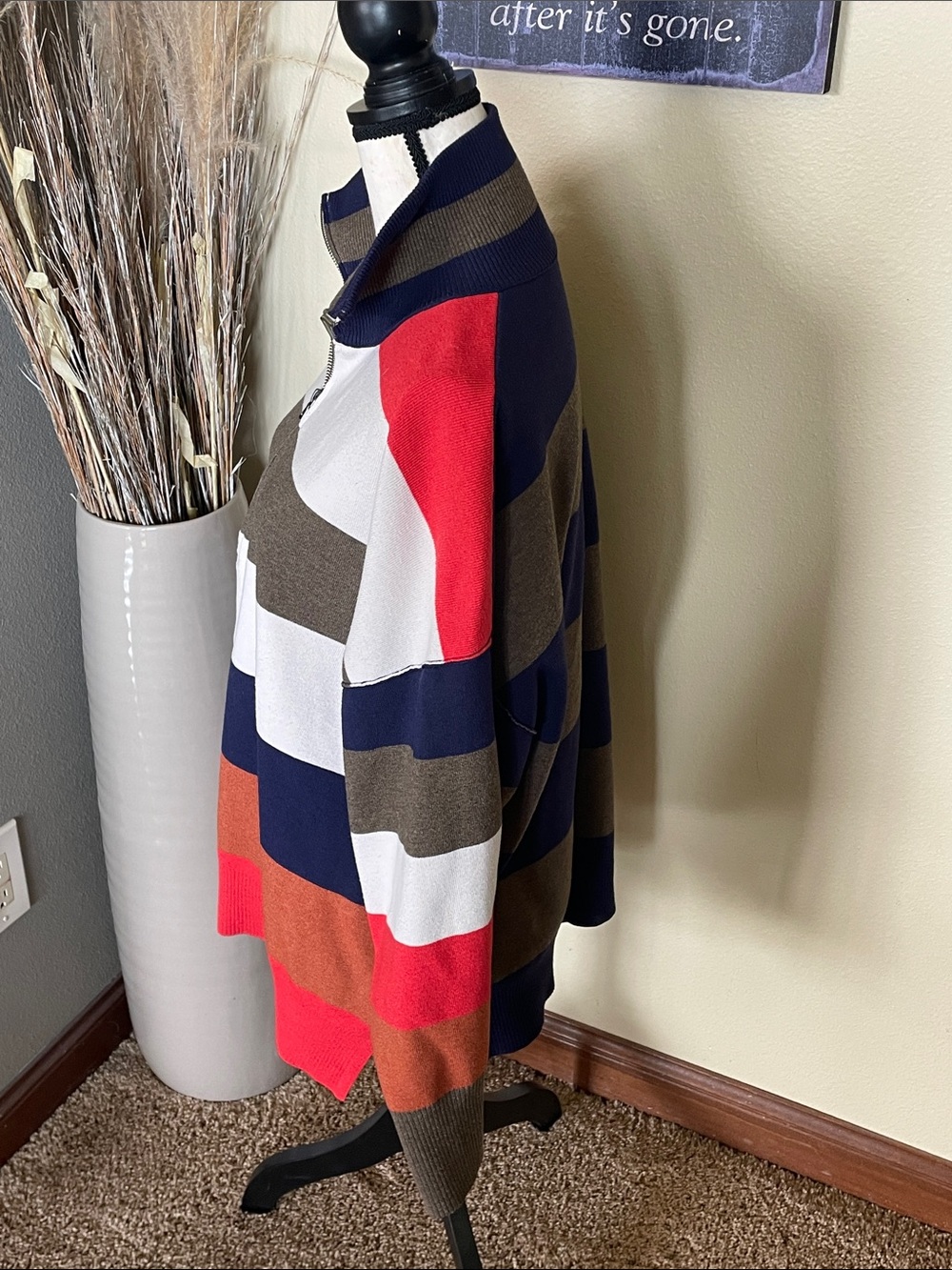 Free People Coastal Stripe Pullover Top in Set Sail Combo Size Small - Picture 8 of 13